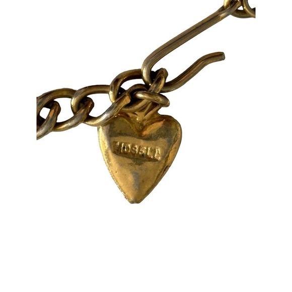 Frederick Mosell SIgned Retro Goldtone Runway Collar Necklace - Picture 2 of 10